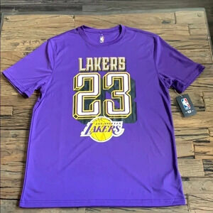 Lebron James 23 LA Lakers NBA T-Shirt Purple